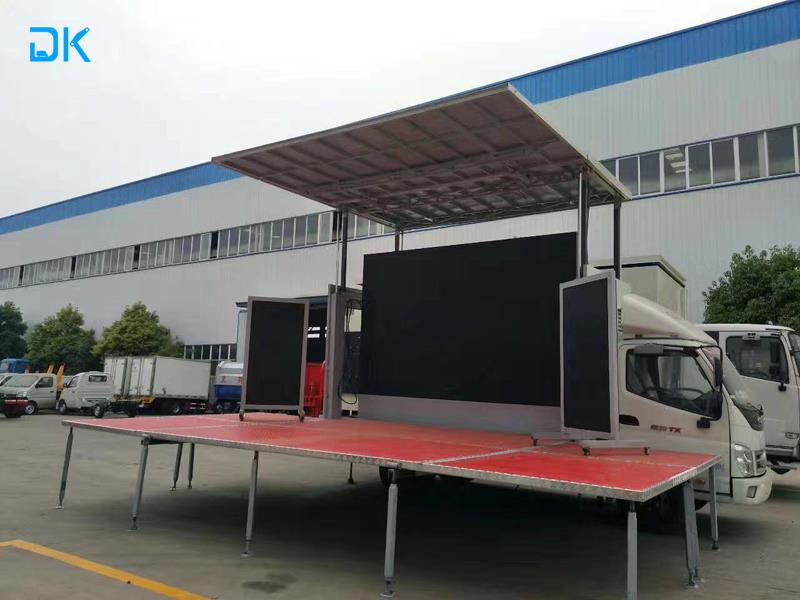 mobile folding stage