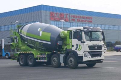 Xe trộn bê tông 16 bãi khối